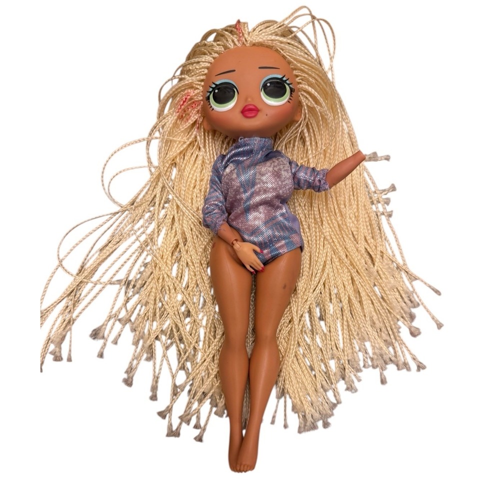 Lol Surprise‎ Omg Doll Big Sister Swag Blonde Braided Hair. Missing One Hand